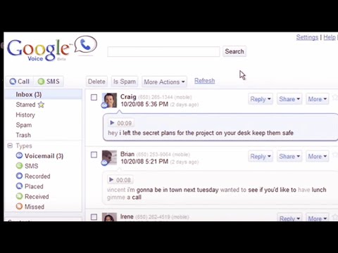 Google Voice - Call screening