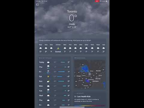 Apple Weather App Overview