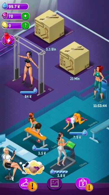 Hot Gym: Cool Mobile Idler