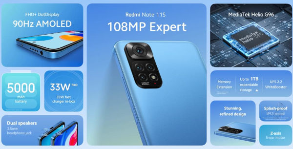 Redmi Note 11S Price And Availability