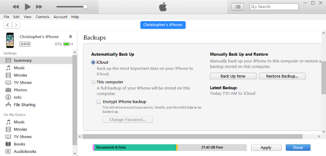 How to Back Up Your iPhone With iTunes (and When You Should Not)