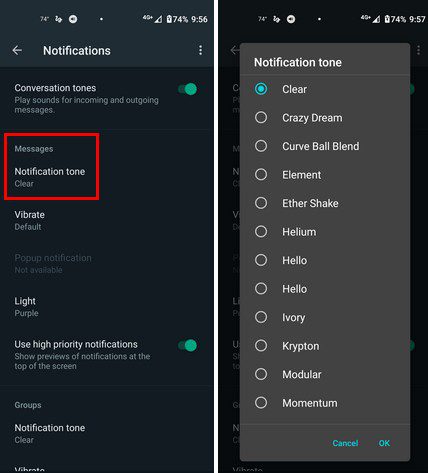 How to Add/Change a Group Tone in WhatsApp