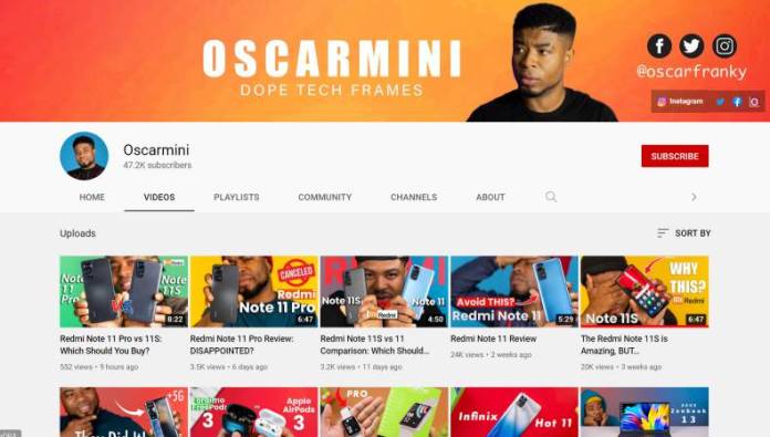 Top Nigerian Tech YouTube Channels to Watch Tech Reviews
