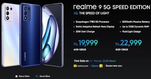 Realme 9 SE 5G Specs, Availability & Price