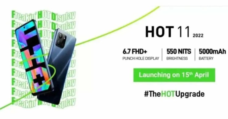 InfinixHot11 Arrives On Flipkart With Key Specs Before India Launch 2022