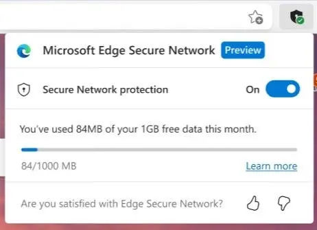 Microsoft Edge Set To Have Inbuilt Free VPN