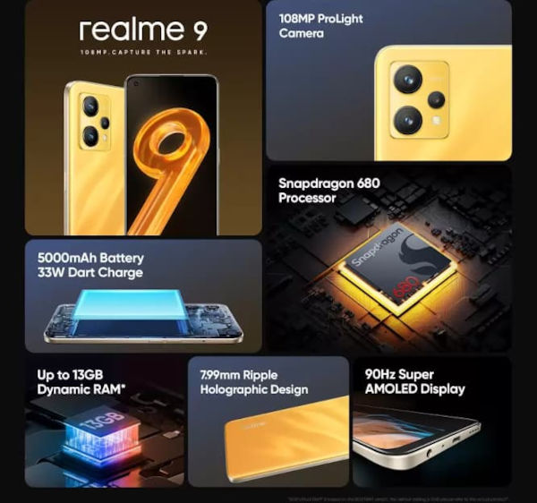 Realme 9 4G Price, Specs & Availability
