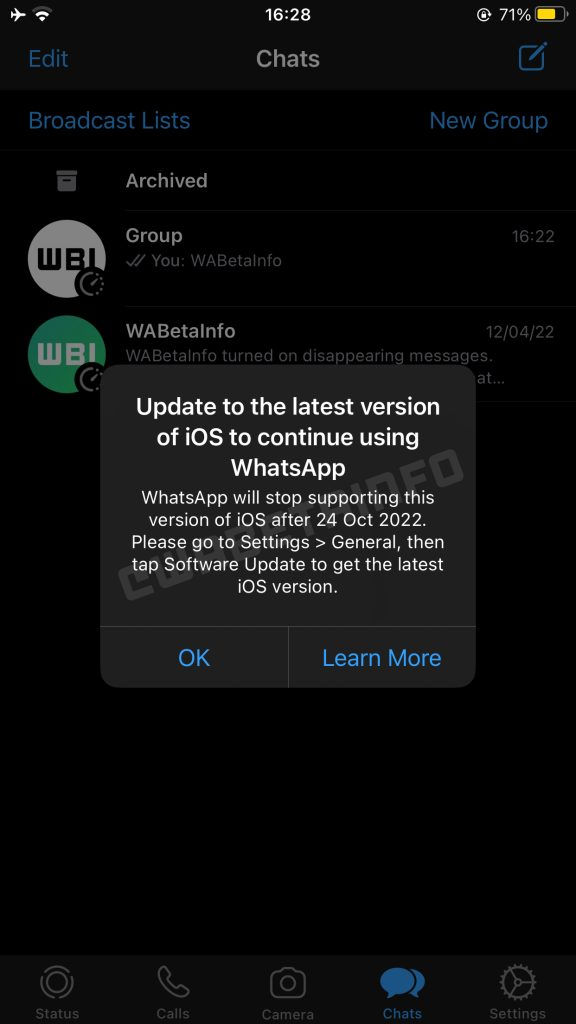WhatsApp End Support For These IPhone Models