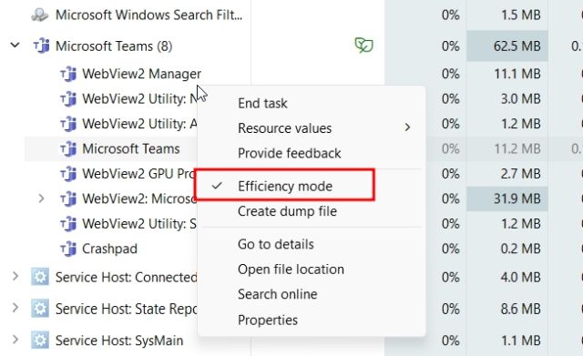 What is Efficiency Mode in Windows 11 Task Manager and How to Use It