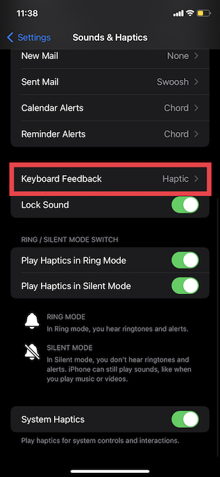 How to Enable or Disable Keyboard Vibration on iPhone