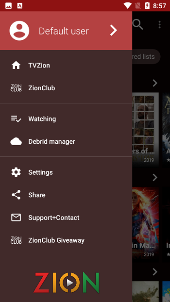TVZion Mod APK 4.3 (ZionClub Unlocked)