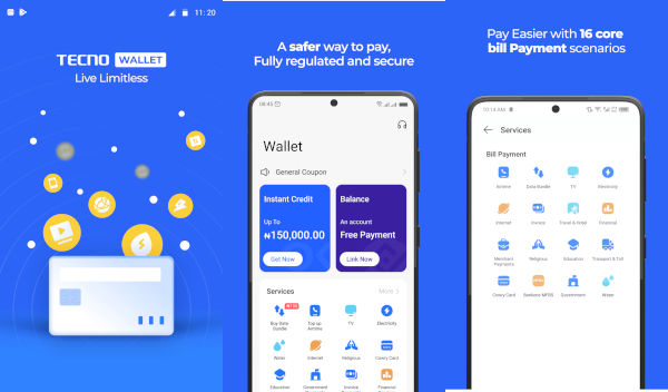 Tecno Wallet Unveiled – Get Access To Interest Free Loan, Pay Bills