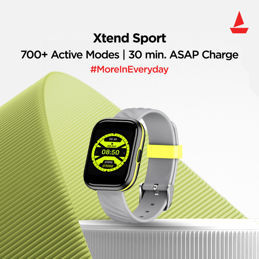 boAt Xtend Sport smartwatch with 700+ Active Fitness modes launched in India, price starts at Rs 2,499