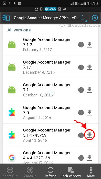 Google Account Manager APK 7.1.2