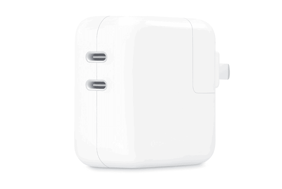 Apple 35W dual USB-C port power adapter charging details announced