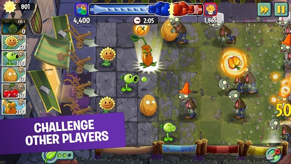 Plants vs Zombies 2 Mod APK 9.7.2 (Max Level, All Plants Unlocked)