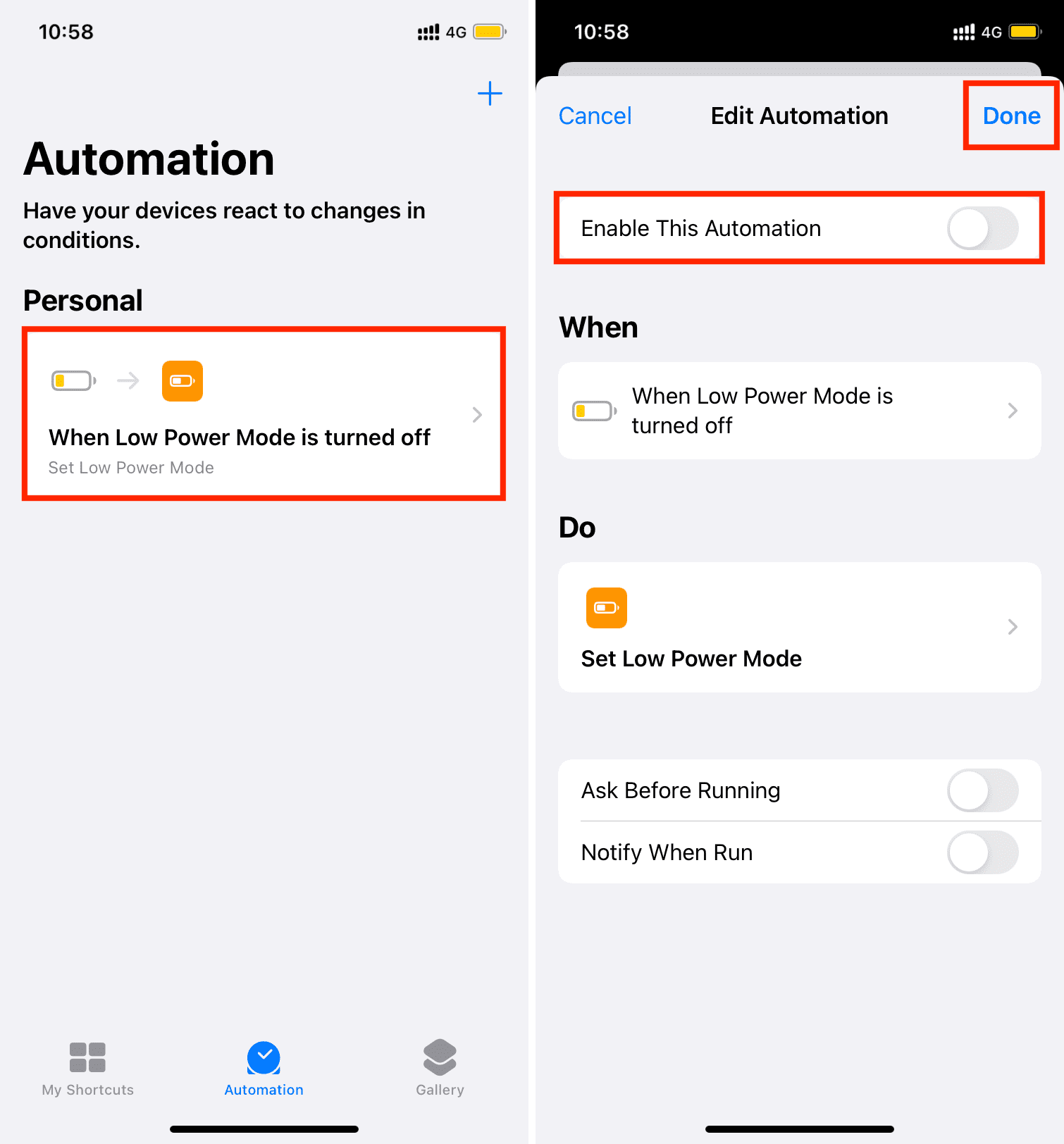 Steps on how to force your iPhone to always stay in Low Power Mode