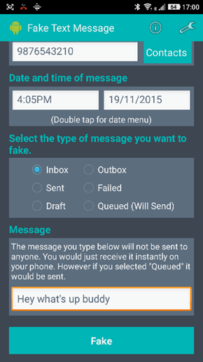DIY: How to fake Text Messages On Android Phones