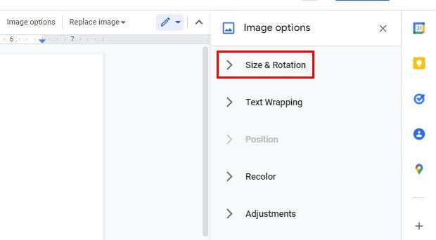 How to Insert, Rotate Image in Google Docs