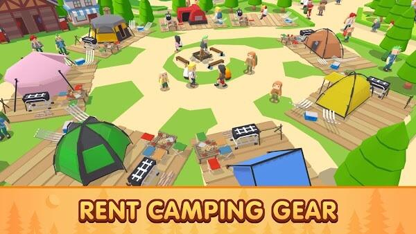 Camping Tycoon Mod APK 1.6.22 (Unlimited money)