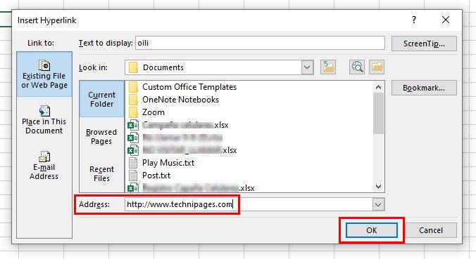 How to Add a Hyperlink in Excel