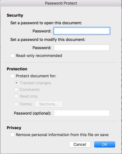 How to Password Protect Document File in Microsoft Word