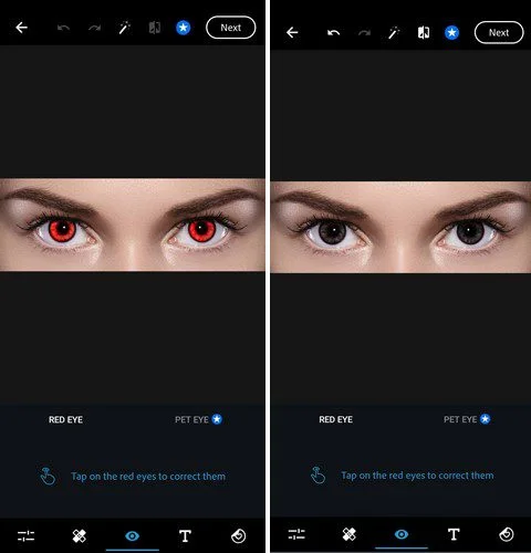Top 5 Free Android Apps to Remove Red Eye