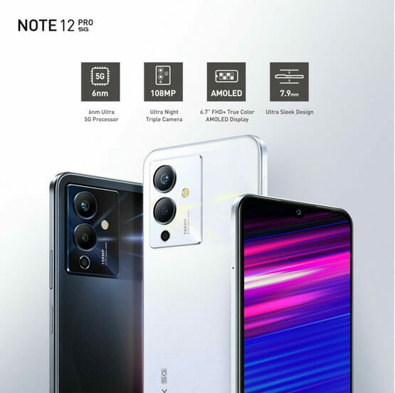 Infinix Releases the New NOTE 12 5G Series with Next-Level Photographic Abilities