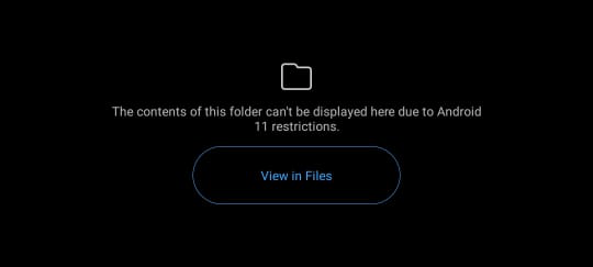 android 11 file restriction