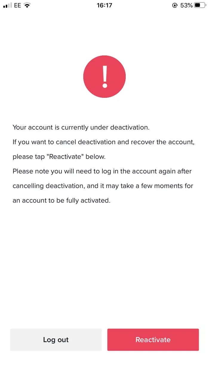 How to recover your TikTok account if you deleted it