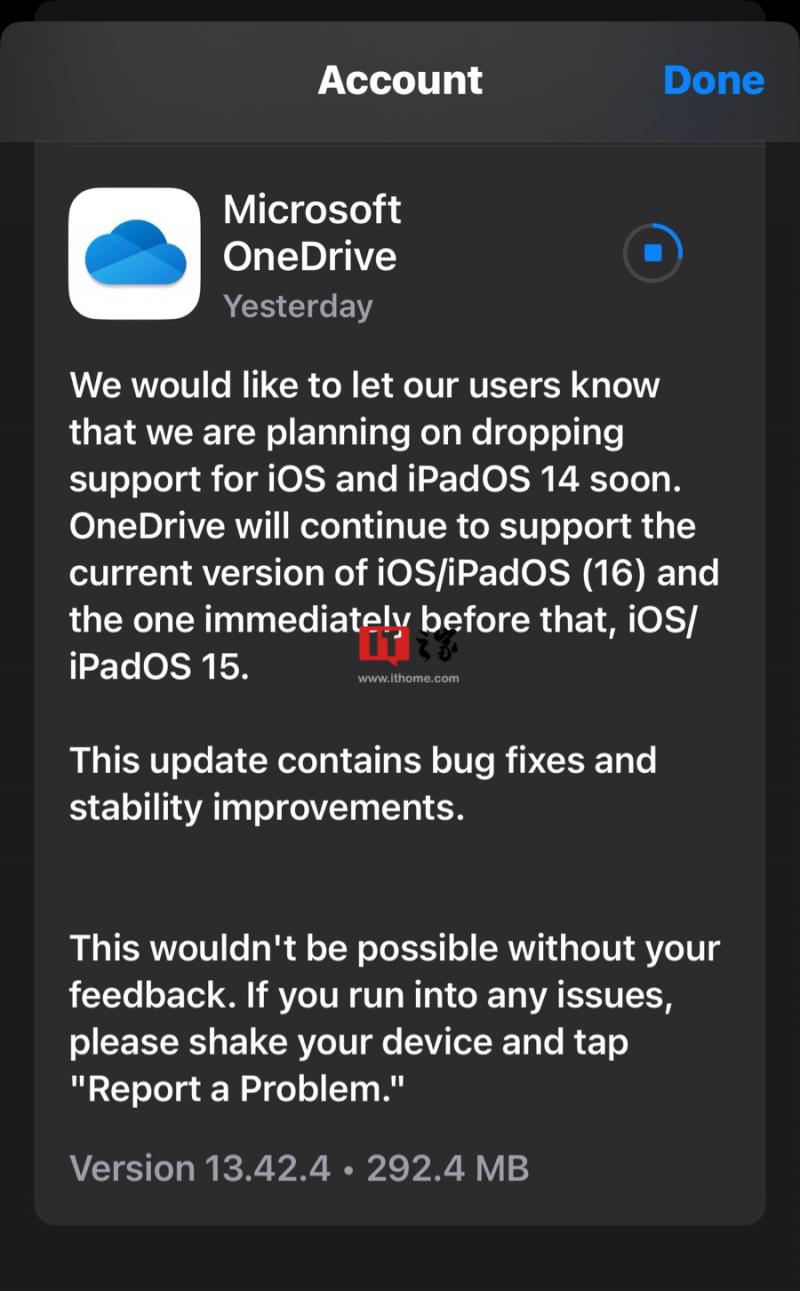 Microsoft OneDrive is about to stop supporting Apple iOS 14 / iPadOS 14
