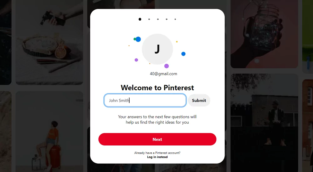 How to change your Pinterest username