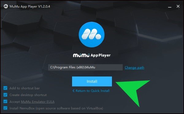 Install MuMu Emulator