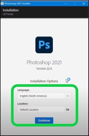 Open Photoshop Installer