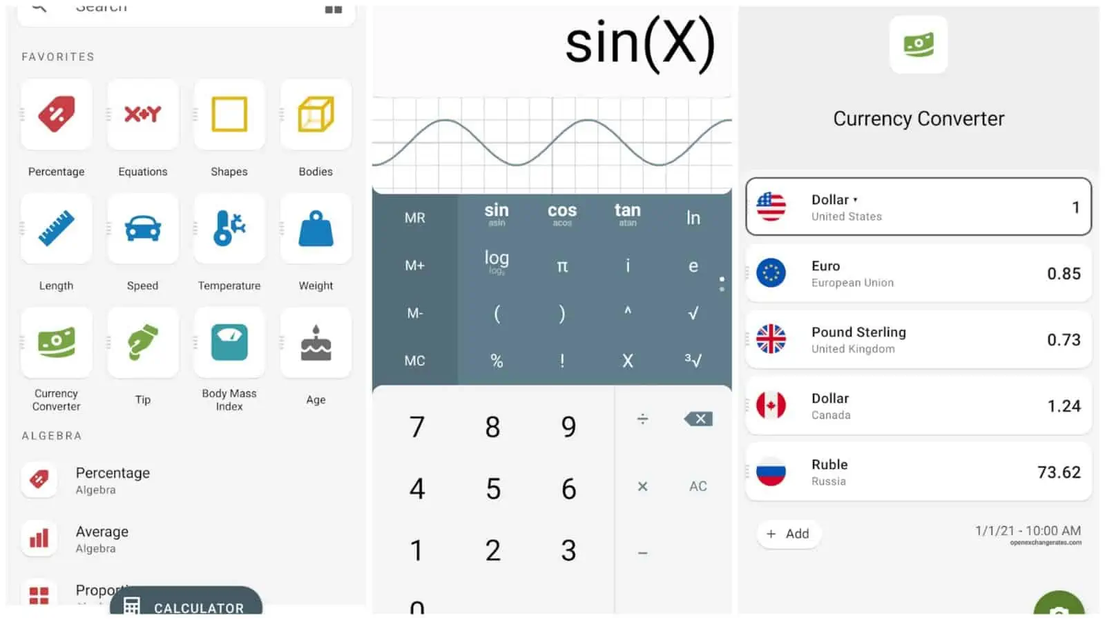 All In One Calculator app grid image 2022