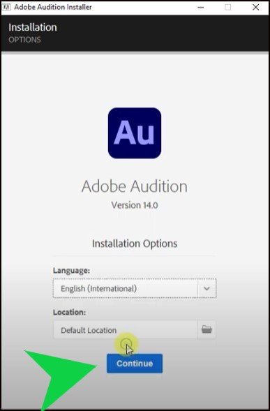 Adobe Audition installation